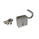 Ver imagem 3 de Cadeado Inviolavel 70mm Grande Profissional Chave Frontal Anti Quebra Interno Externo Portao