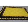 Tapete de Crochê Amarelo Artesanal - 1