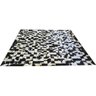 Tapete de Couro Preto e Branco Malhado 2.50x2,50 C/B Peça 10 - 1