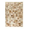 Tapete Alves Arte em Couro de Couro Bege 150x100cm - 1