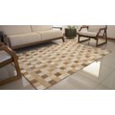 Ver imagem 2 de Tapete Alves Arte em Couro de Couro Bege 150x100cm