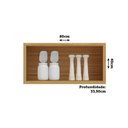 Ver imagem 4 de Armário Aéreo de Cozinha com 1 Porta Basculante 100% Mdf Syrah Rio Doce Amendoa-branco
