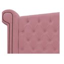Ver imagem 3 de Cabeceira Estofada Veneza 195cm Suede Rosa Bebê