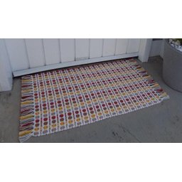 Tapete Amarelo 0.40x0.60 Bolinha - 2