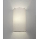 Ver imagem 2 de Arandela Meia Cana Vivare Md-2031 Cúpula em Tecido 30/18x16cm - Bivolt - Branco - 110V/220V