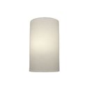 Ver imagem 1 de Arandela Meia Cana Vivare Md-2031 Cúpula em Tecido 30/18x16cm - Bivolt - Branco - 110V/220V
