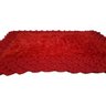 Tapete de Crochê Luxo Vermelho Artesanal - 1