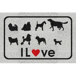 Tapete I Love Dogs 60x40cm - Over Per - 2
