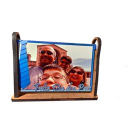 Porta Retrato Dia dos Pais Album com 5 fotos Personalizadas - 4