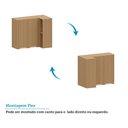 Ver imagem 4 de Armário Aéreo de Canto Reto 2 Portas Lúmina Luciane Móveis
