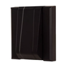 Acabamento para Válvula Descarga Base Hydra Deca Docol Preto Fosco Black Matte Metal Abs Premium Pmx - 1