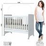BERÇO PÃO DE MEL MINI CAMA 3 EM 1 BRANCO - 1