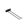 Suporte Para Vassouras de Parede Aço Carbono Preto 30cm - 1