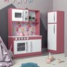 Cozinha Infantil Diana Completa Com Refrigerador Meninas Mdf CASA JD MÓVEIS ROSA CLARO - 3