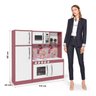 Cozinha Infantil Diana Completa Com Refrigerador Meninas Mdf CASA JD MÓVEIS ROSA CLARO - 4