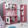 Cozinha Infantil Diana Completa Com Refrigerador Meninas Mdf CASA JD MÓVEIS ROSA CLARO - 2