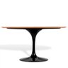 Mesa Saarinen Oval Freijó 160x90cm - Base Preta - 2