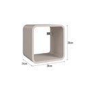 Ver imagem 4 de Nicho para Quarto Simples 30x30cm Curve
