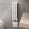 Suporte Porta Papel Higiênico Parede Papeleira Branco Brilho - 2