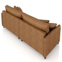 Ver mais imagens de Sofá 3 Lugares Sala de Estar Living 212cm Asbury K01 Couríssimo Camel - Lyam Decor