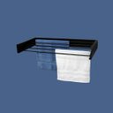 Ver imagem 2 de Varal Parede Magicmax 5v. 89x45x11cm Preto Magicmax