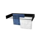 Ver imagem 1 de Varal Parede Magicmax 5v. 89x45x11cm Preto Magicmax