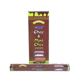 Incenso Satya Caixa 6 Unidades Hexagonal Composição 2 Fragrância: Chocolate e Menta - 1