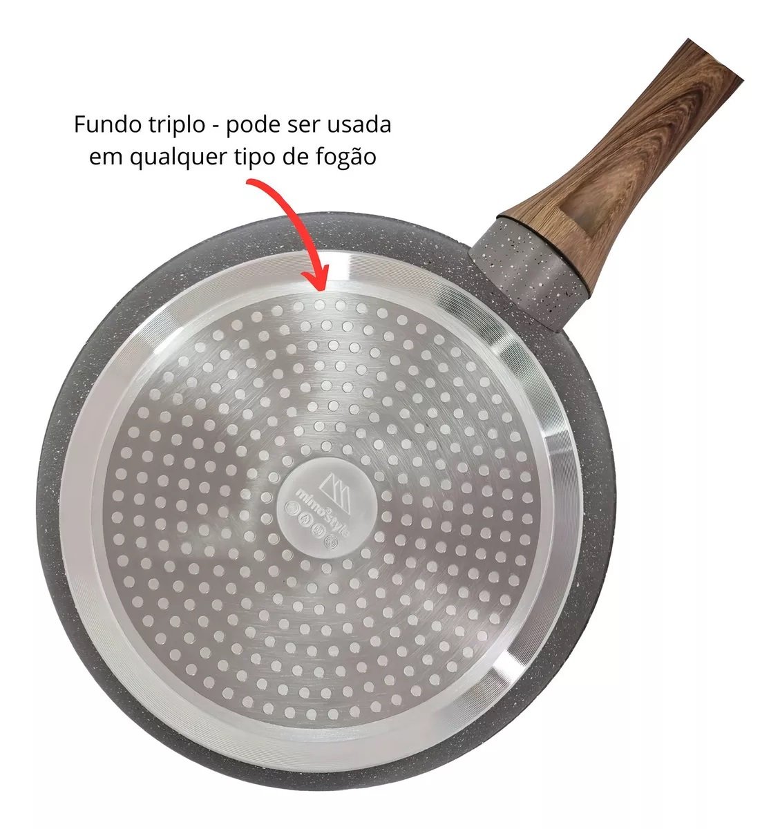 Frigideira Grafito Cook 24cm com Tampa - 3