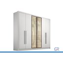 Ver imagem 2 de Guarda Roupa Modulado 6 Ptas 2VD 4g Linea N. Horizonte Neve