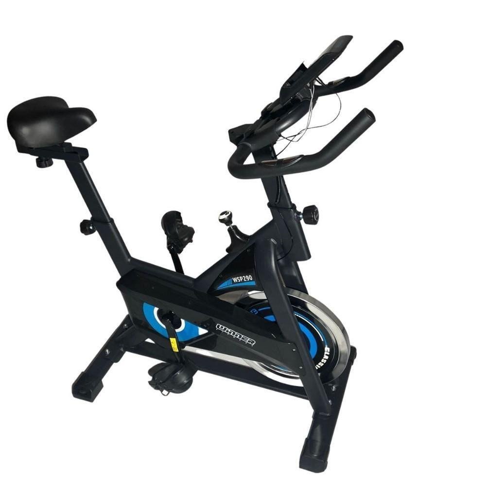 Bicicleta Spinning Residencial Winner Fitness Wsp 290 Único:preto+azul - 5