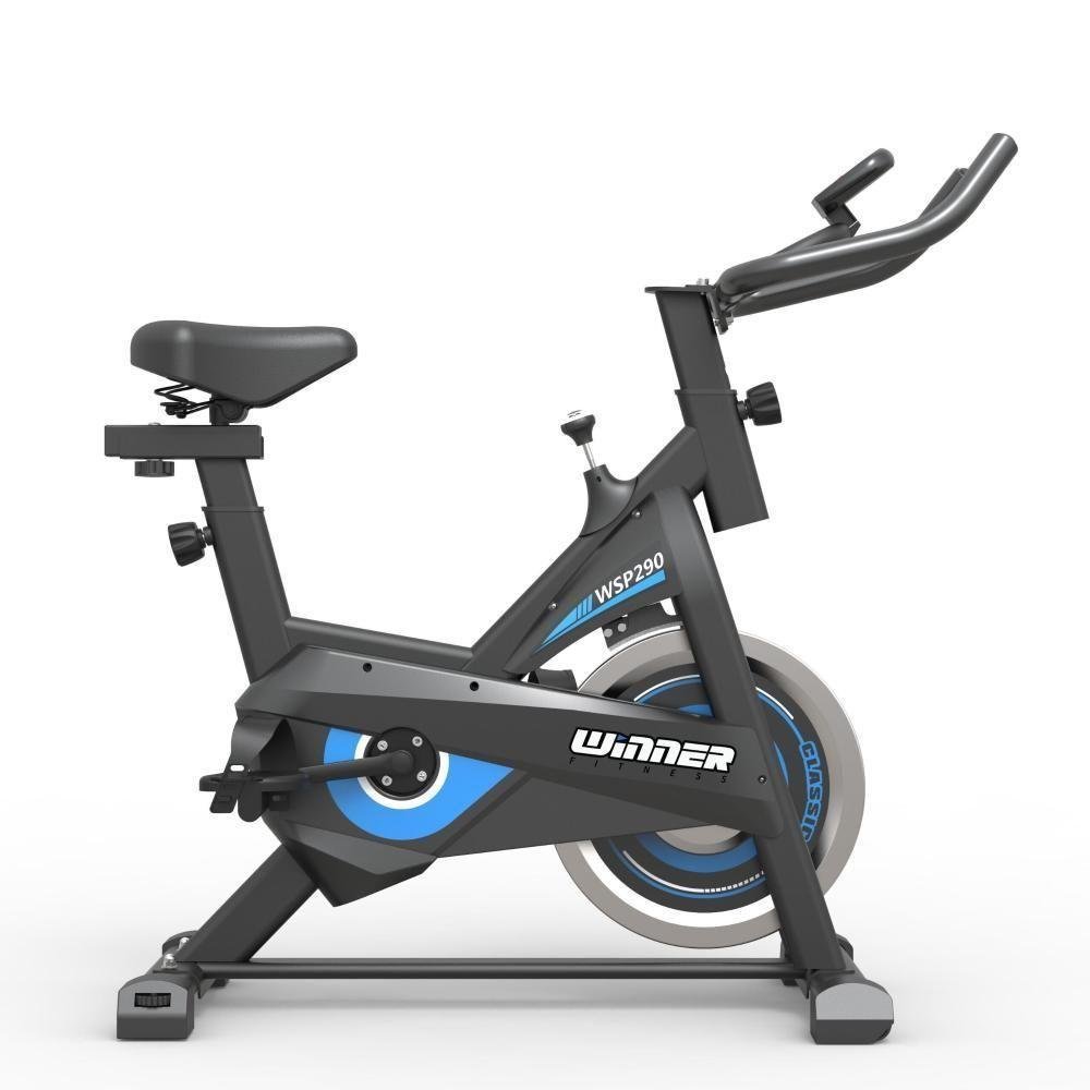 Bicicleta Spinning Residencial Winner Fitness Wsp 290 Único:preto+azul - 1