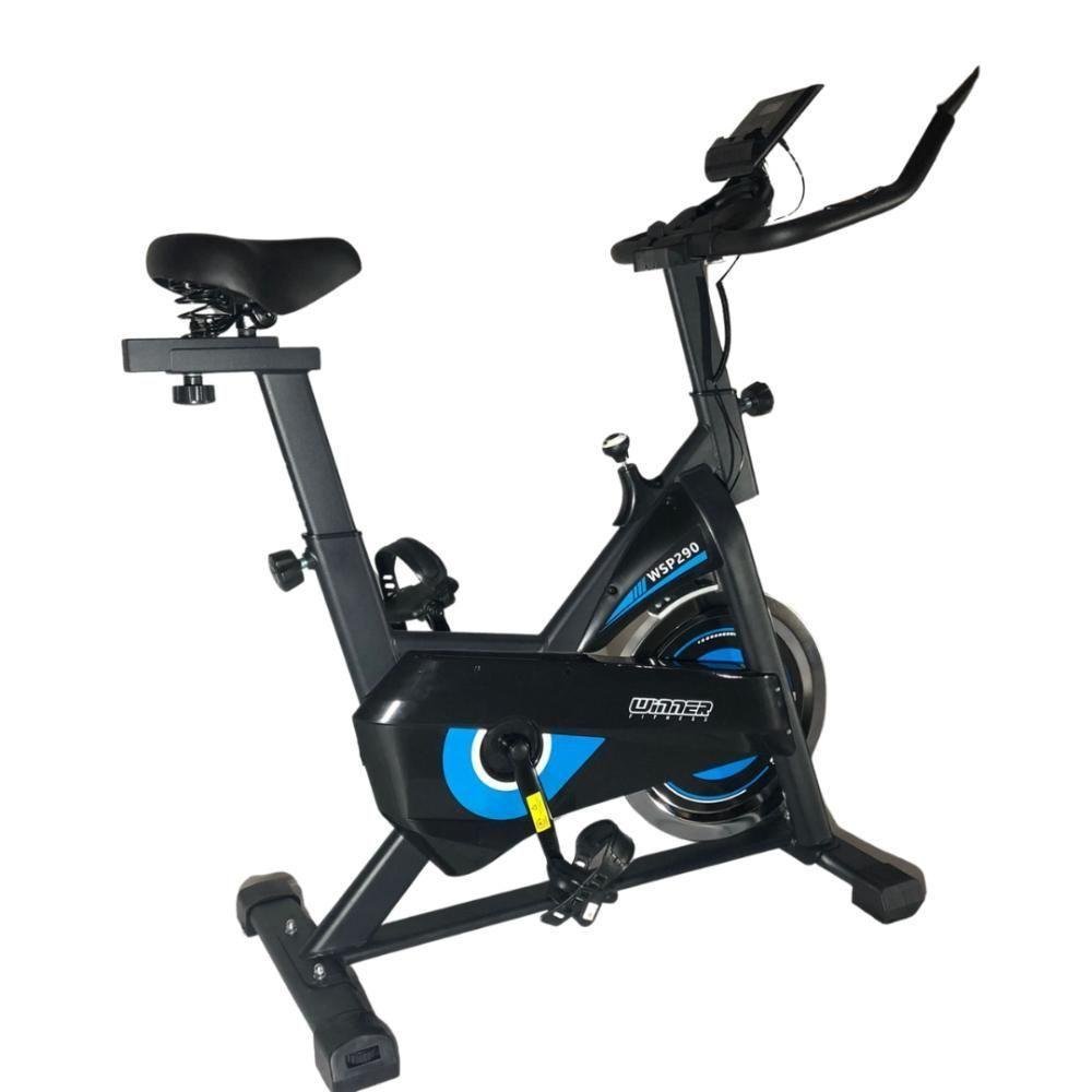 Bicicleta Spinning Residencial Winner Fitness Wsp 290 Único:preto+azul - 2