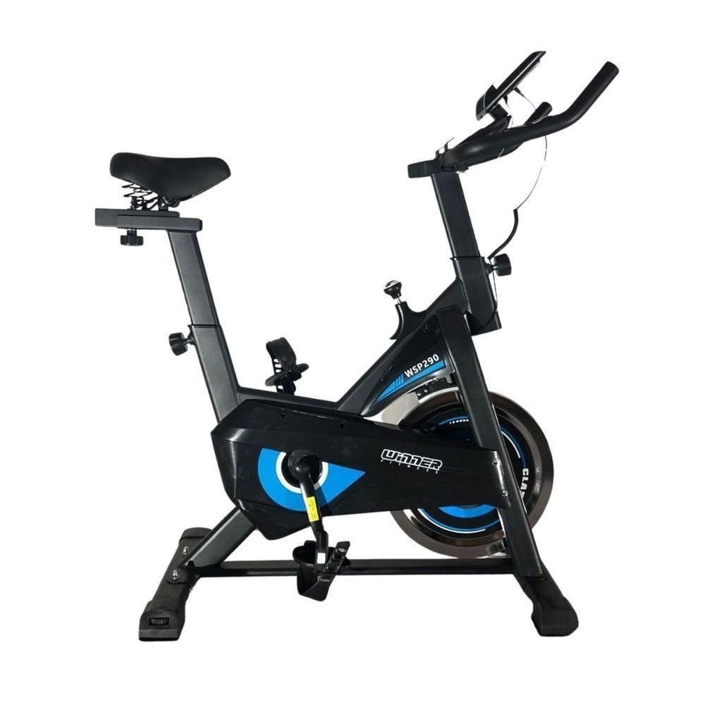 Bicicleta Spinning Residencial Winner Fitness Wsp 290 Único:preto+azul - 4