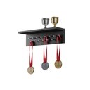 Ver imagem 2 de Porta Medalhas Preto 45cm com Suporte para Troféus
