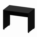 Ver imagem 2 de Mesa Escrivaninha Retangular X com Passa Cabos e Pés Painel para Escritório 100cm Corporate Preto