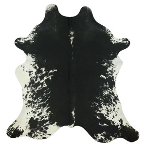 Pele Decorativa Natural – Salpicado Preto e Branco - 250610130722