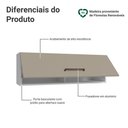Ver imagem 3 de Armário Aéreo 100 Cm 1 Porta Basculante Branco/crema Agata Madesa