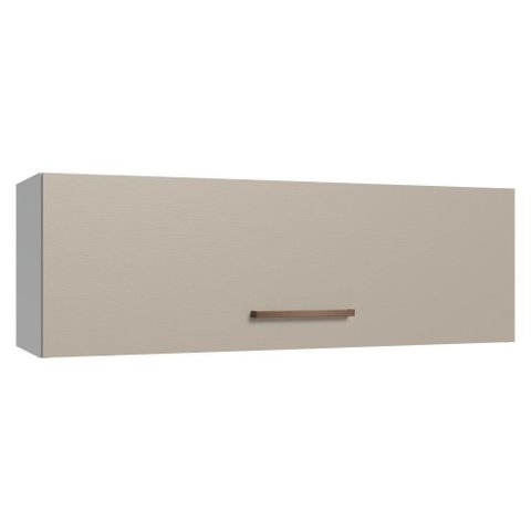 Armário Aéreo 100 Cm 1 Porta Basculante Branco/crema Agata Madesa