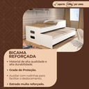 Ver imagem 2 de Bicama Solteiro Elis Basoto Brasil:branco