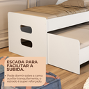 Ver imagem 3 de Bicama Solteiro Elis Basoto Brasil:branco