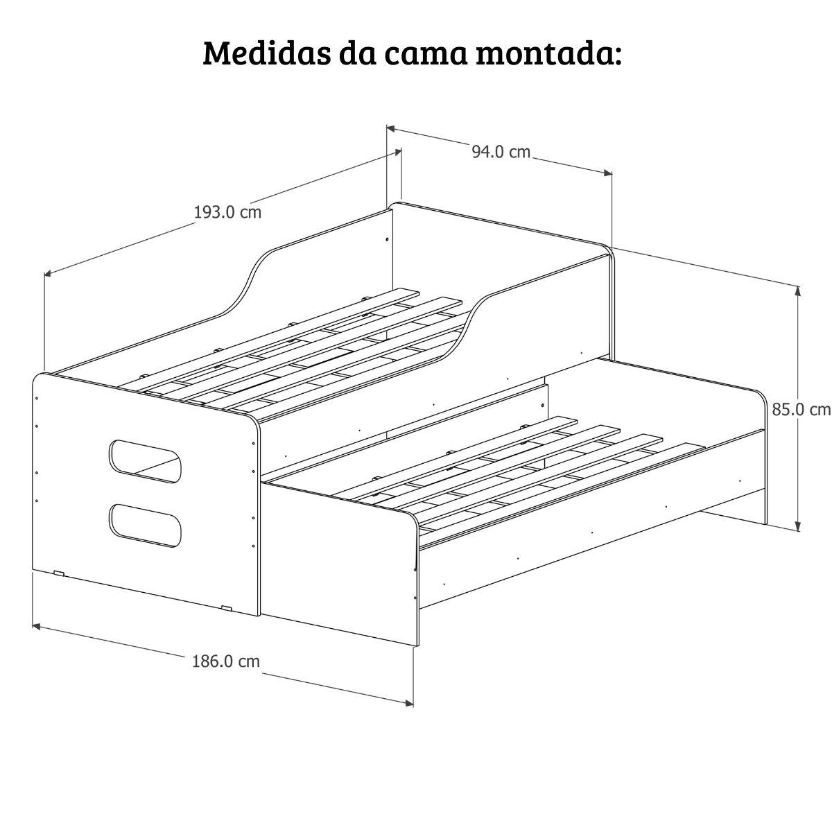 Bicama Solteiro Elis Basoto Brasil:branco - 5