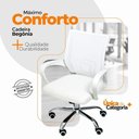 Ver imagem 4 de Cadeira de Escritório Begonia Tela Mesh Branco