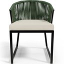 Ver imagem 6 de Kit 04 Cadeiras Decorativas para Área Gourmet Cozinha Corda Náutica Bethari D04 Verde - Lyam Decor