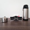 Ver mais imagens de Conjunto 10 Porta Sachês Mexedor Açúcar Adoçante Chás Organizador Mesa Café Preto