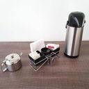 Ver imagem 5 de Conjunto 10 Porta Sachês Mexedor Açúcar Adoçante Chás Organizador Mesa Café Preto