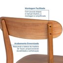 Ver imagem 5 de Kit 8 Cadeiras Madeira Maciça Ceci CabeCasa MadeiraOriginals Courinomarrom/Natural