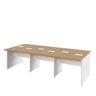 Mesa de Trabalho Escritório para 6 Pessoas 2,70m Mac Br F5 - 6
