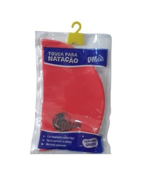 Touca De Natação Piscina De Silicone Vermelha - 2