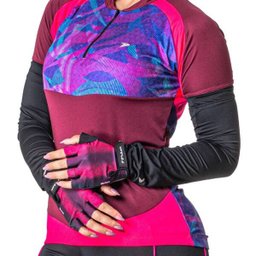 Manguito Ciclismo Preto Proteção UV Ultra Light Impulse Poker - GG - 4