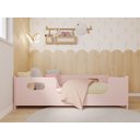 Ver imagem 2 de Mini Cama Encanto Infantil Montessoriana Grade Proteção Quarto da Criança Meninas Princesa Cor Rosa